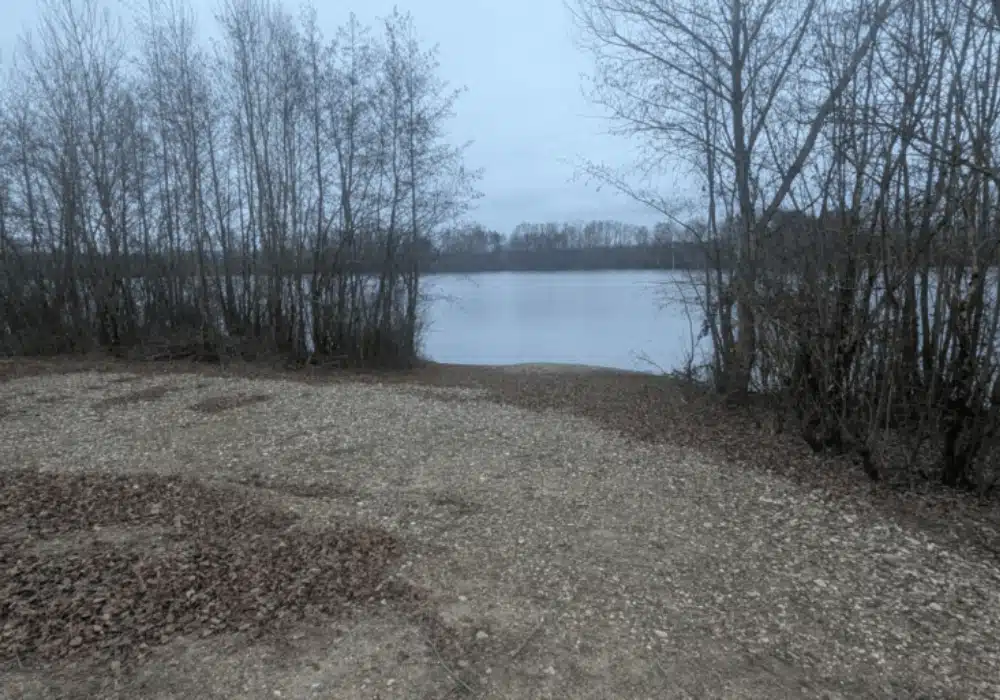 Poste 1 pêche carpe Fabulac, belle prise réalisée sur ce poste